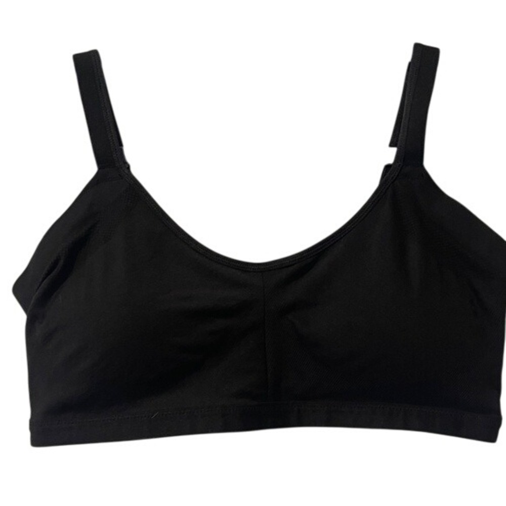 Felina Black Padded Comfort Sports Bra Large